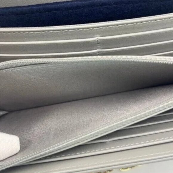 Authentic CHANEL 19 CC Lambskin Wallet Chain WOC Shoulder Crossbody Bag Leather - Picture 11 of 15